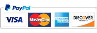paypal. visa mastercard amex
